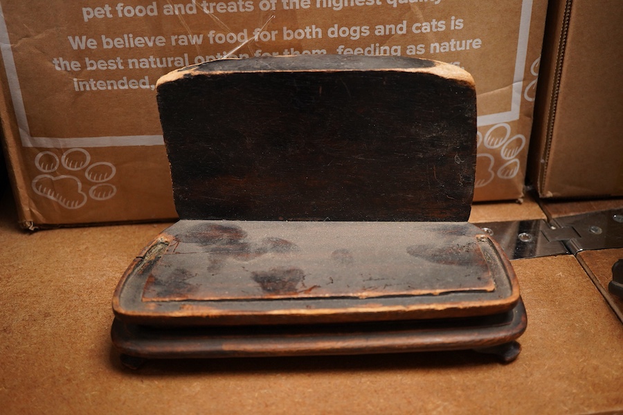 A Chinese late Ming bronze seated figure of Xi Wangmu, early 17th century (on stand). 34.5cm high not including stand.